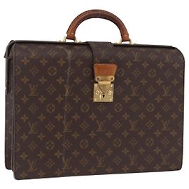 LOUIS VUITTON Monogram Serviette Fermoir Business Bag M53305 LV Auth bs36154 Monograma