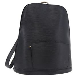 LOUIS VUITTON Epi Gobelins Backpack Black M52292 LV Auth ka5215 Black