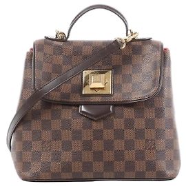 Bolso 2Way Louis Vuitton Bergamo PM Damier Ebene Marrón N41167 Roja