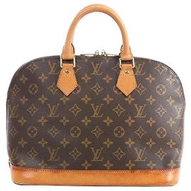 Bolsa Louis Vuitton Alma PM Monogram Canvas Marrom M51130 Marrom