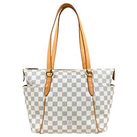 Bolsa Tote Louis Vuitton Damier Azur Branco Azul Multicor
