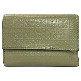 Cartera tríptico Loewe Repeat Verde
