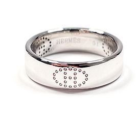 Hermès Bague HERMES Eclipse Ruban Argenté