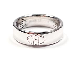 Hermès HERMES Eclipse Ruban Ring Silber
