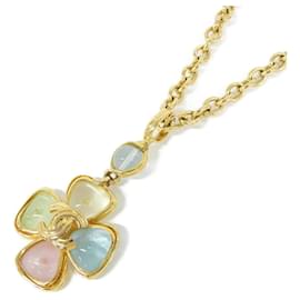 Collana Chanel Oro e Multicolore Multicolore D'oro