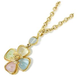 Collier Chanel Or et Multicolore Multicolore Doré