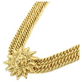Colar Chanel dourado Dourado