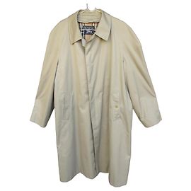 Gabardina Burberry Beige con Forro de Lana Extraíble Beige