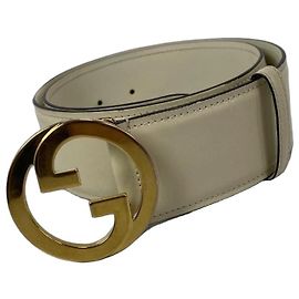 Gucci Blondie Cinto de Couro - Creme Creme