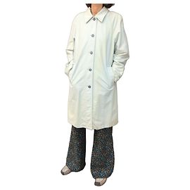 Autre Marque Abrigo largo impermeable Laura Ashley Azul claro