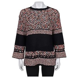 Pull en coton et soie coupe ample Chanel - FR40 / L Occasion Autre
