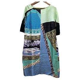 Autre Marque Vestido de seda Etro Multicolor