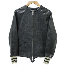 Autre Marque Isabel Marant Etoile Lamb Leather Stadium Jacket Black