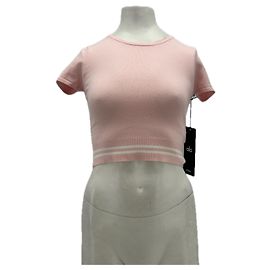 Camiseta rosa Yves Salomon ALO de algodón Rosa