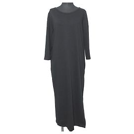 Autre Marque Langarm-Strickkleid 23ku Schwarz