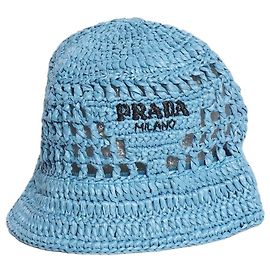 Prada Blue crochet bucket hat - size S Blue