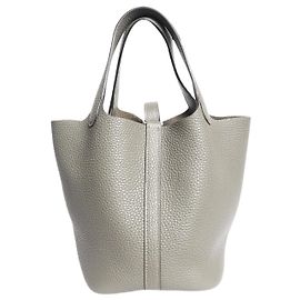 Hermès Sac Picotin 18 Gris Meyer 2019 Gris