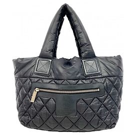 Borsa tote in nylon Chanel Coco Cocoon Nero