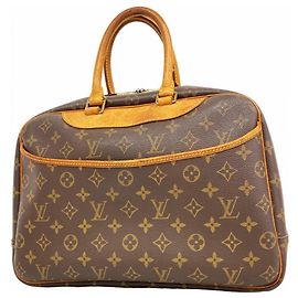 Borsa Louis Vuitton Monogram Deauville Marrone