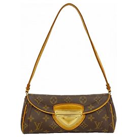 Bolsa de Ombro Louis Vuitton Monogram Pochette Beverly Marrom