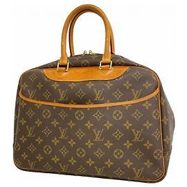 Borsa Louis Vuitton Monogram Deauville Marrone