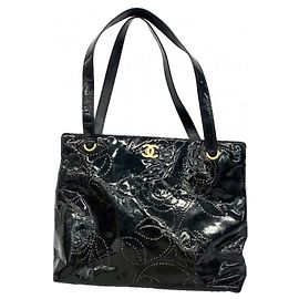 Sac cabas Chanel Camellia Noir