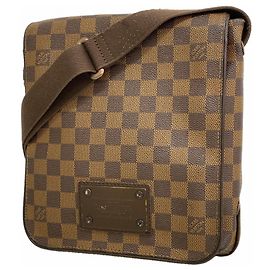 Sac à bandoulière Louis Vuitton Damier Brooklyn PM Damier ebène