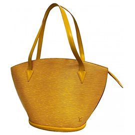 Borsa a Spalla Louis Vuitton Epi Saint Jacques Giallo