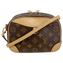 Borsa a tracolla Louis Vuitton Monogram Deauville MINI Marrone