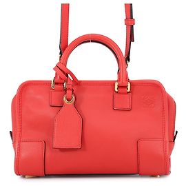 Loewe Amazona 23 Leather Handbag Red