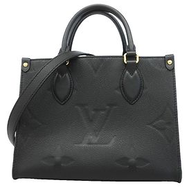 Bolsa Louis Vuitton Monogram Empreinte OnTheGo PM Preto