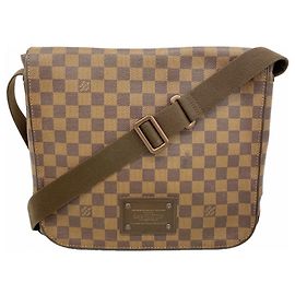Borsa a Spalla Louis Vuitton Damier Brooklyn MM Damier ebene