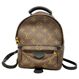 Louis Vuitton Monogram Palm Springs Rucksack MINI Schwarz