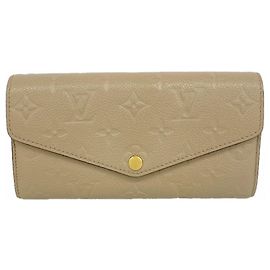 Cartera Long Sarah en Monogram Empreinte Louis Vuitton Gris