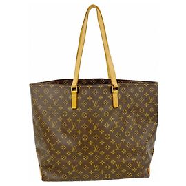 Louis Vuitton Monogram Cabas Alto Tote Bag Braun