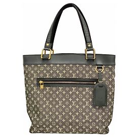Louis Vuitton Monogram Mini Lucille GM Tote Bag Schwarz