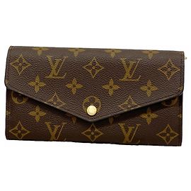 Cartera larga Sarah Monogram Louis Vuitton Roja