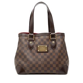 Louis Vuitton Marrom Damier Ebene Hampstead PM Marrom