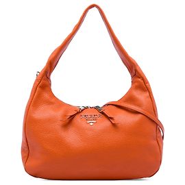Sac à main Prada Orange Vitello Phenix Orange