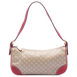 Céline Bolsa de ombro Celine em canvas revestido bege Macadam Bege