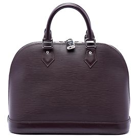 Louis Vuitton Alma PM en cuir Epi violet Autre Violet