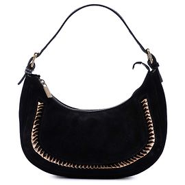 Céline Sac à l'épaule Ava en daim noir Celine Noir