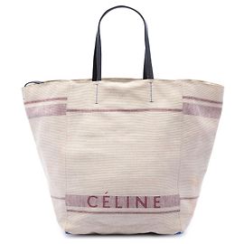Céline Celine Brown Medium Canvas Phantom Cabas Tote Brown Beige