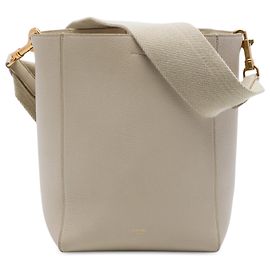 Céline Sac seau Celine Brown Small Soft Grained Calfskin Seau Sangle Marron Beige
