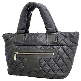 Sac à main Chanel Coco Cocoon Nylon Noir