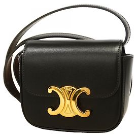 Céline Celine Triomphe Mini Claude Schultertasche Schwarz