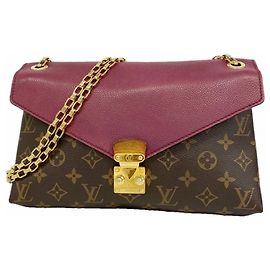 Bolsa de Alça de Corrente Louis Vuitton Monogram Pallas Outro
