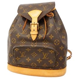 Louis Vuitton Monogram Montsouris MM Backpack Brown