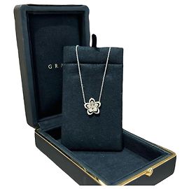 Colar Graff Diamond Flower Prata