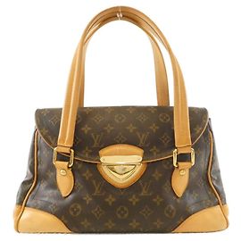 Bolsa de Ombro Louis Vuitton Beverly Monogram Marrom